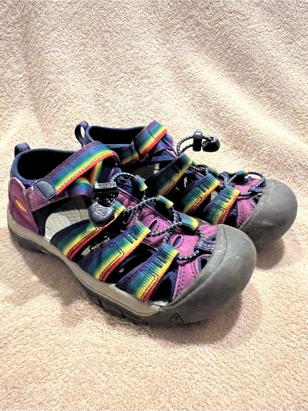 Keen Kids Rainbow Strap Outdoor Sandals - Purple